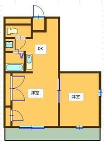 岐阜市柳津町下佐波のアパートの間取り