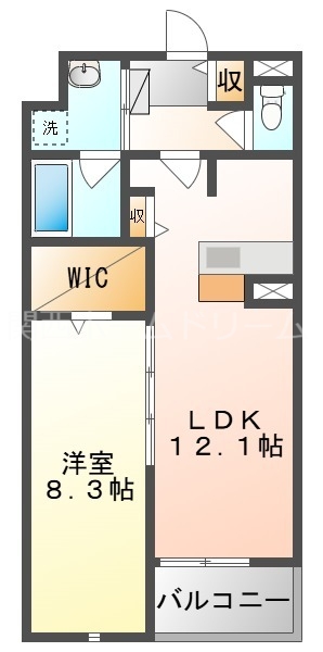 守口市佐太中町のアパートの間取り