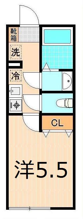 シャーマ北綾瀬の間取り