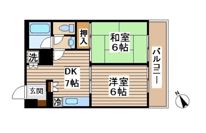 グリーン大泉２の間取り