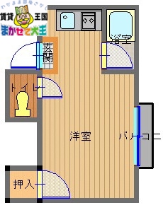 コーポハーバーイン御船蔵の間取り