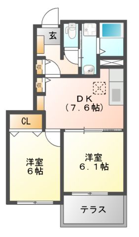 エスポワールの間取り