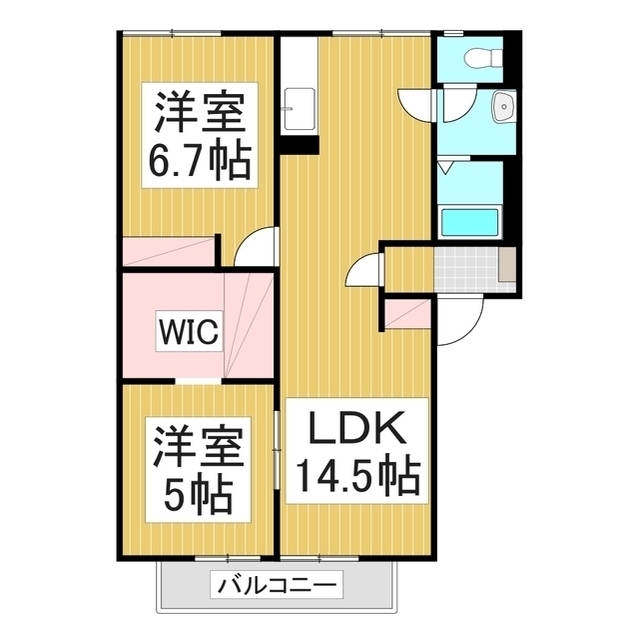 サングリーン成田の間取り