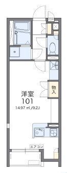 茅ヶ崎市矢畑のアパートの間取り