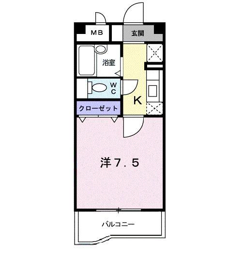 カーム松村２の間取り