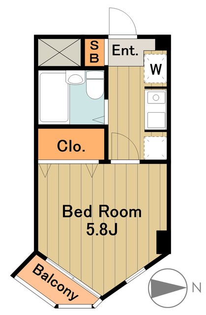 多摩市貝取のマンションの間取り