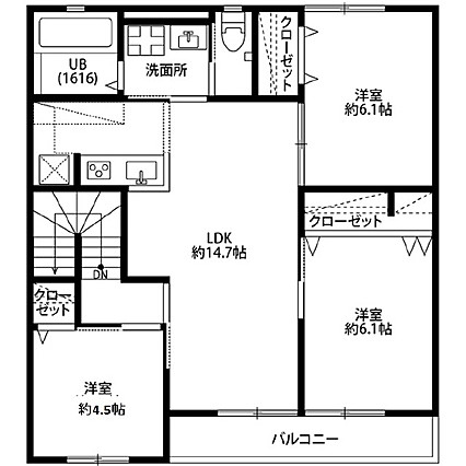 アムール桜の間取り