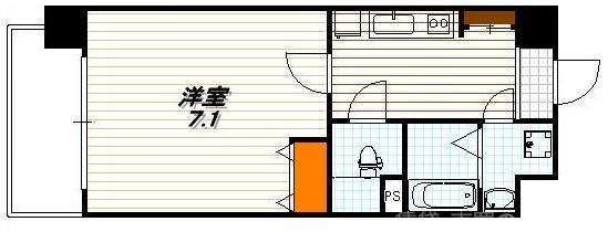 エスライズ京都河原町の間取り