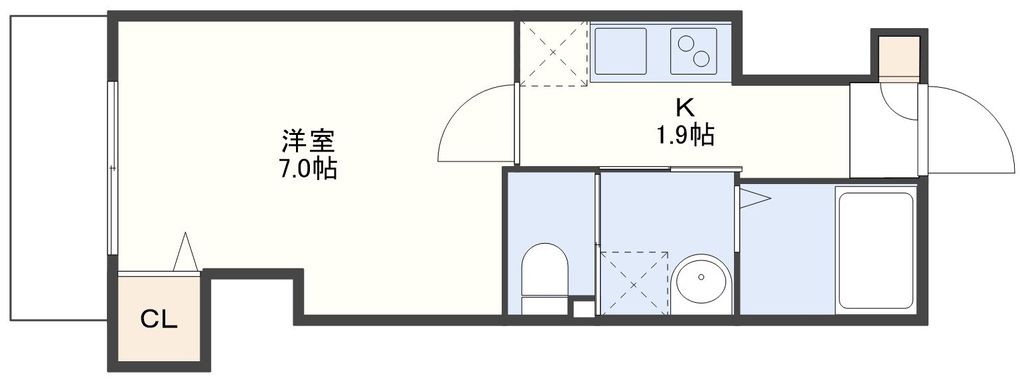 セントルーム長崎の間取り