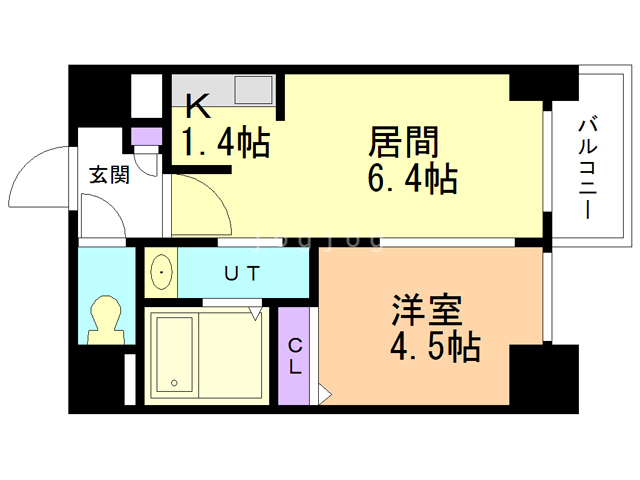 シュクル医大南の間取り