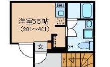 足立区梅島のアパートの間取り