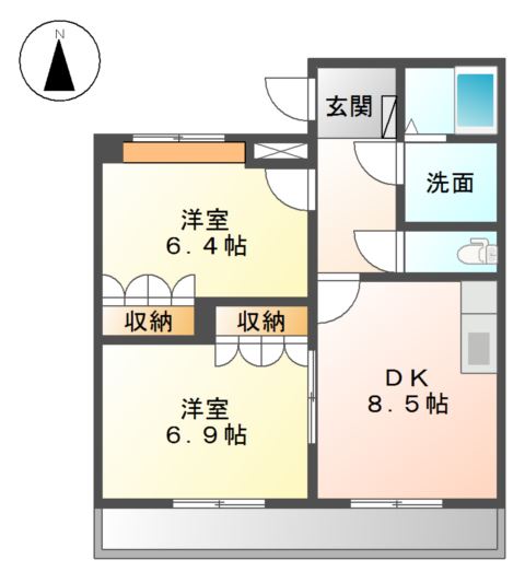 ＴＫ・ＳＫＹの間取り