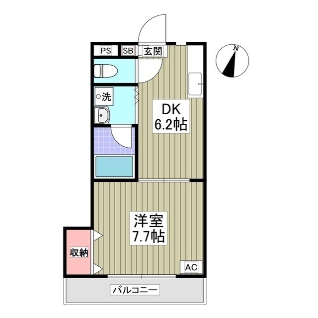 世田谷区成城のマンションの間取り