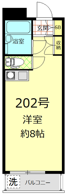 パレロワイヤル弦巻の間取り