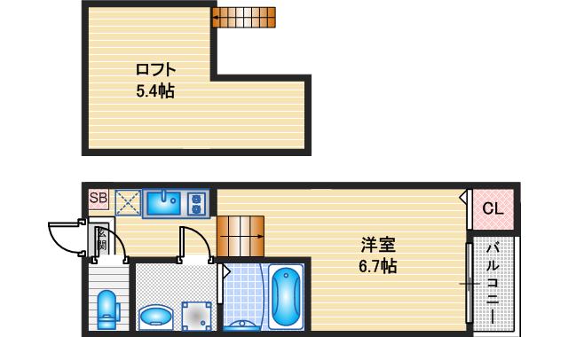 ハーモニーテラス原の間取り