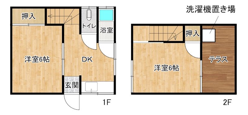 ササヤアパート_間取り_0