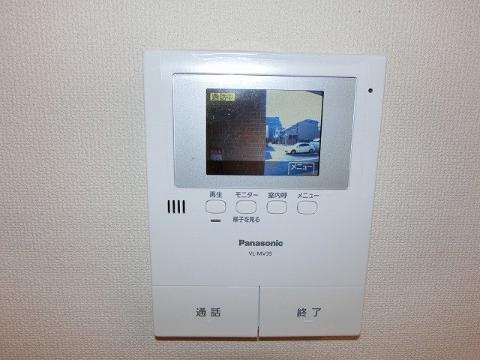 グランドソレイユ　セキュリティ　カメラ付インターホン
