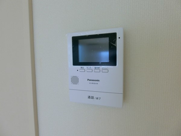 セキュリティ　モニター付きインターホンです。