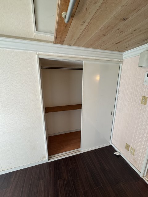 収納　おひとり様のお荷物なら十分に入りそうなクローゼットです！