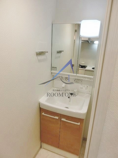 洗面設備　洗面台です。