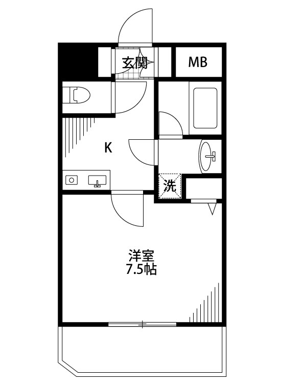 BUENA上大川前通10番町の間取り写真