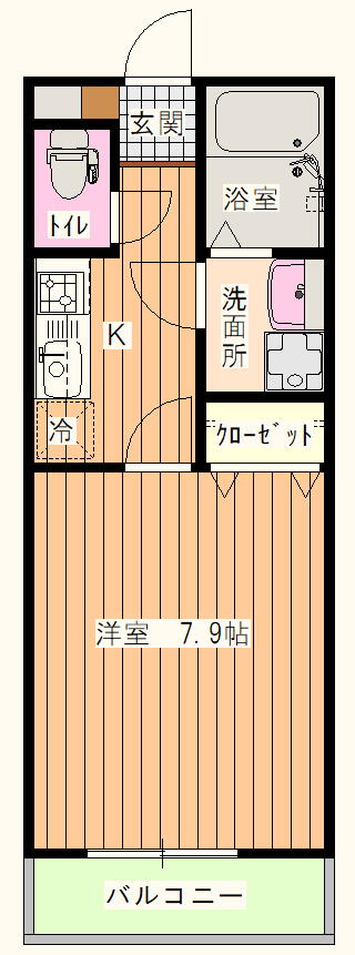 桜グレイスの間取り写真