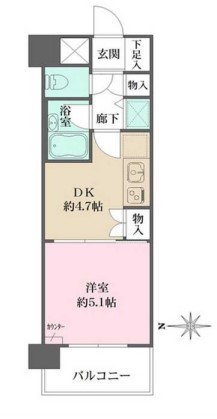 シティスクエア恵比寿の間取り写真