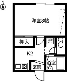 EAST COURT 両郷Bの間取り写真