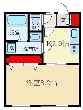 コムズスクエア西禁野の間取り写真