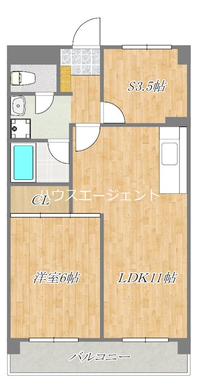 リヴMO-5の間取り写真