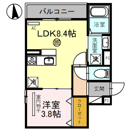 The Crossの間取り写真