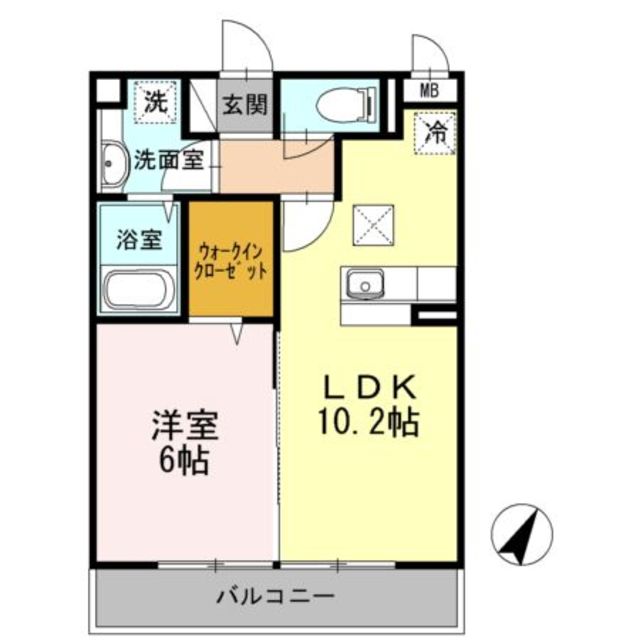 ヴィクトワール 弐番館の間取り写真