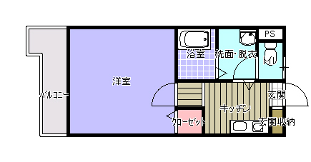 エスタブリッシュ折尾の間取り