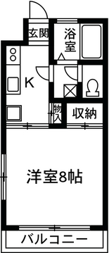 太田市浜町のマンションの間取り