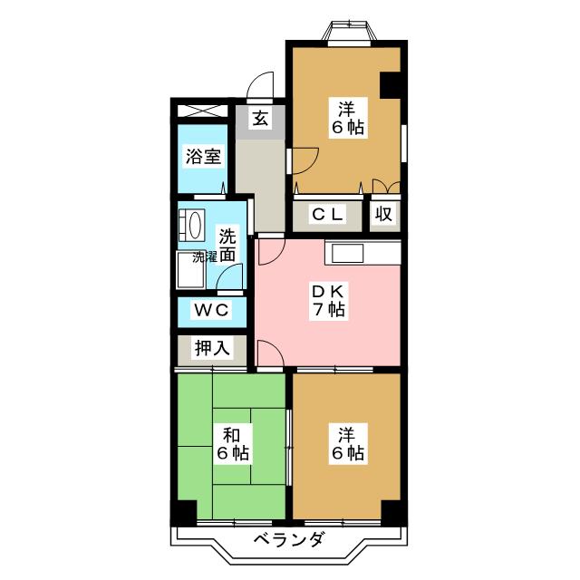 コンフォート森山の間取り