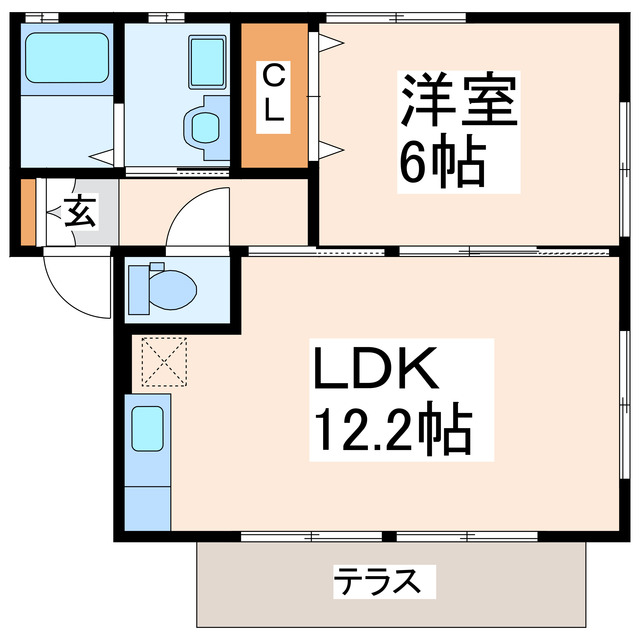 アンソレイユの間取り