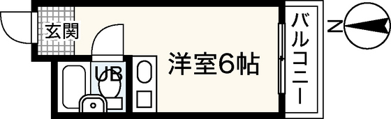 【広島市中区舟入南のマンションの間取り】