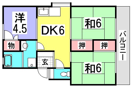 仁井田ビルの間取り