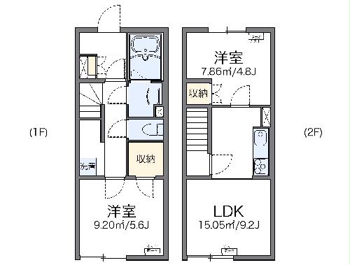 レオネクストすみかわの間取り