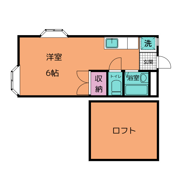 ペピタ桂の間取り