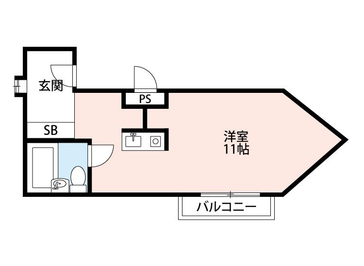 シティハイム大利の間取り