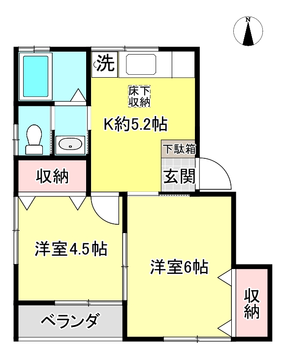 富士見ハイツの間取り