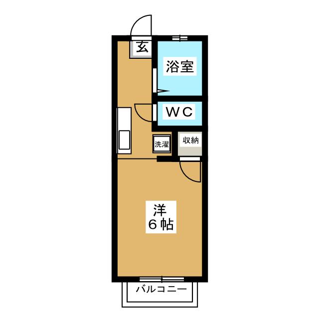 ハイツ寿の間取り