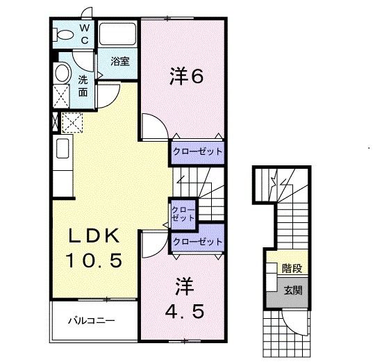 エトワール赤岩の間取り