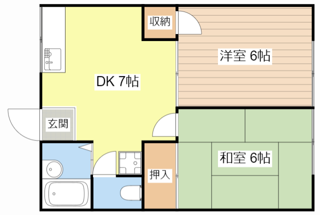 安曇川ニューハイムの間取り