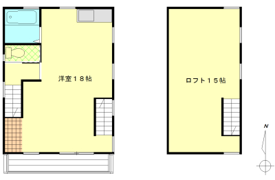 佐野市鐙塚町のアパートの間取り