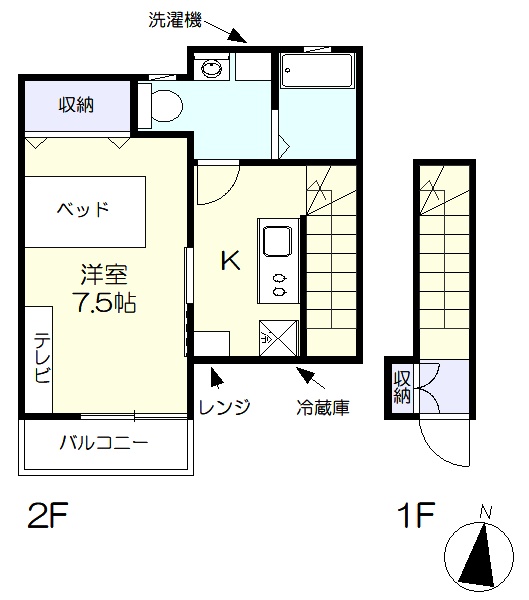 アクシア門脇の間取り