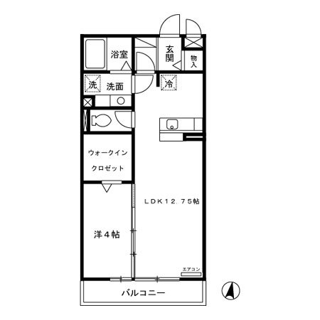 トレビナ保谷の間取り