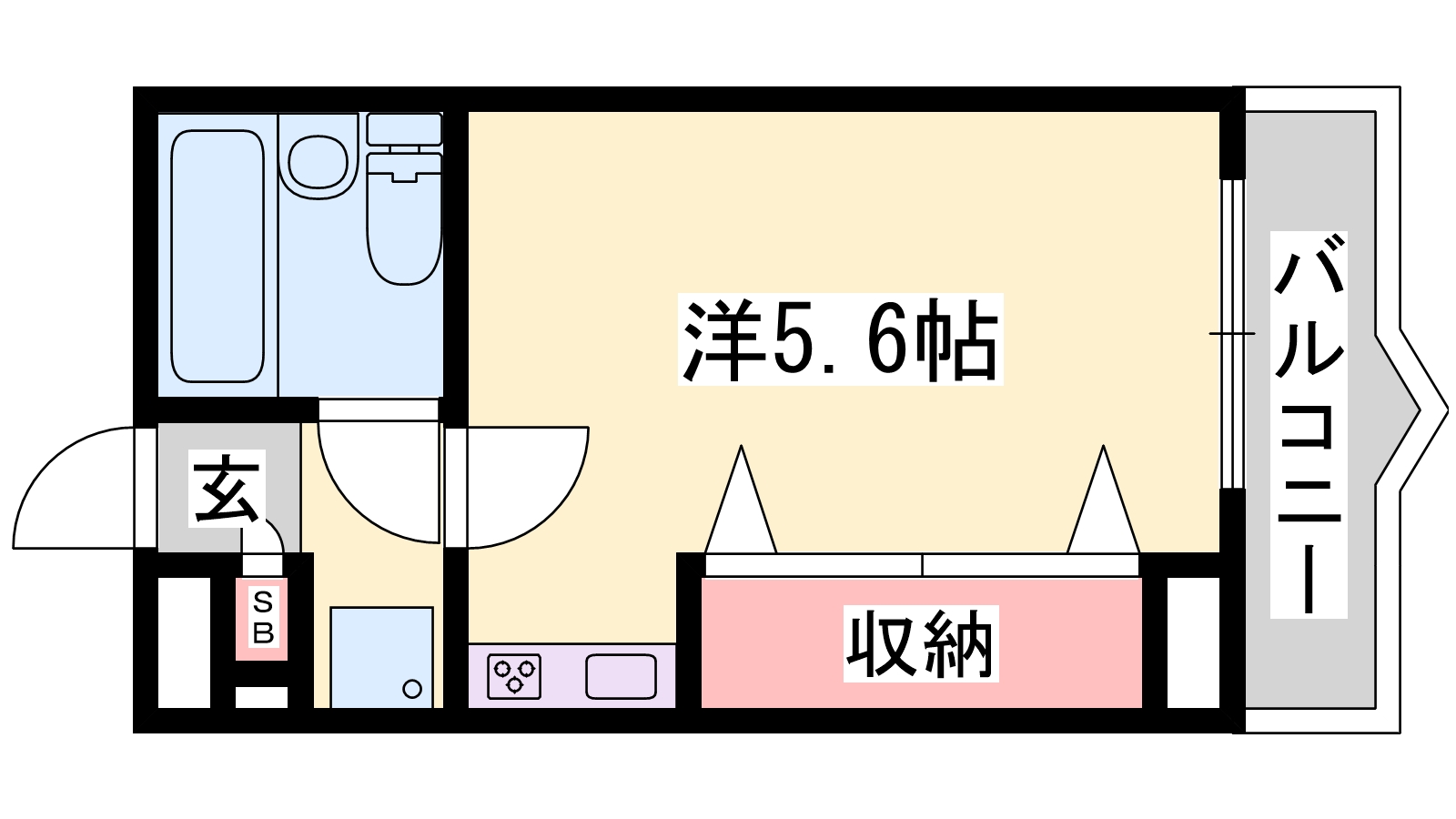 サンパレス２１姫路の間取り