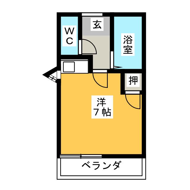 イーストコート出町前　Ａ棟の間取り